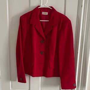Talbots Red Women's Blazer